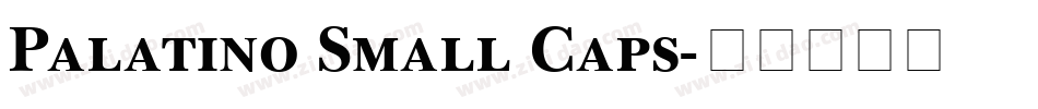 Palatino Small Caps字体转换